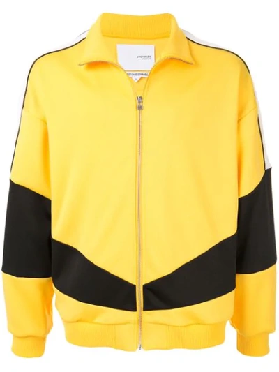 Shop Yoshiokubo Wcs Track Jacket In Yellow