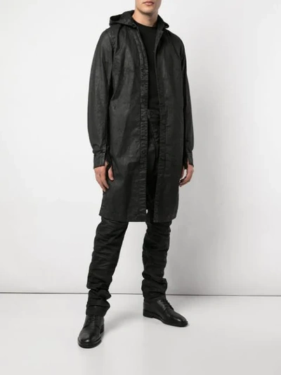 Shop 11 By Boris Bidjan Saberi Hemd Mit Kapuze - Schwarz In Black