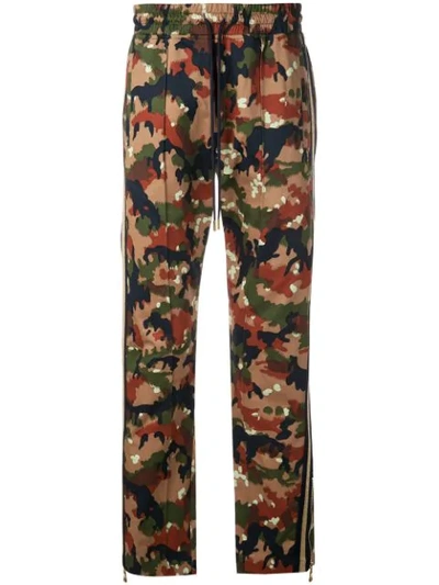 Shop Just Don Camouflage Track Trousers In Multicolour