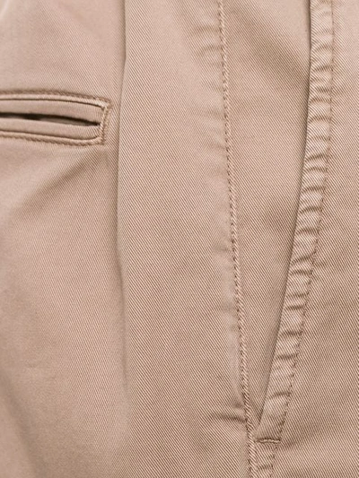 BRUNELLO CUCINELLI STRAIGHT-FIT TROUSERS - 大地色