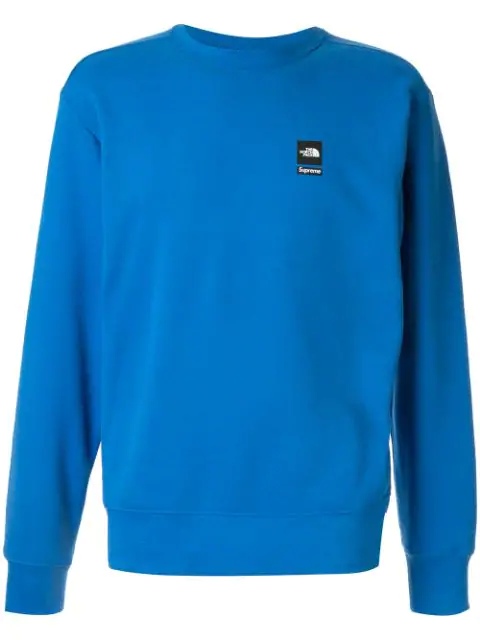 north face blue sweater