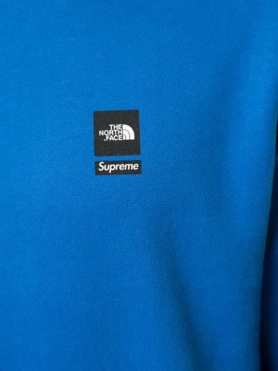 Shop Supreme X The North Face Sweatshirt In Blue