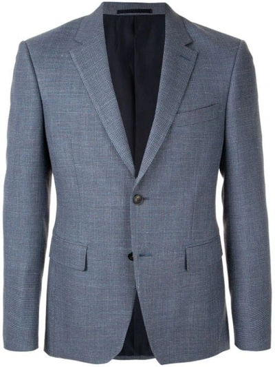 Shop Kent & Curwen Classic Tailored Blazer In Blue