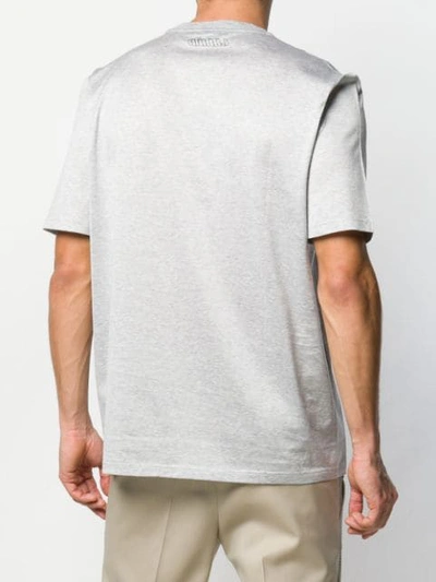 Shop Lanvin Silent Music T-shirt In Grey