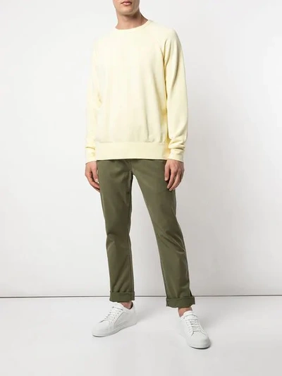 Shop Alex Mill Relaxed-fit Sweatshirt In Washed Yellow