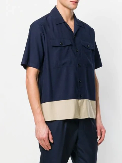 Shop Ami Alexandre Mattiussi Chest-pocket Shirt In Blue