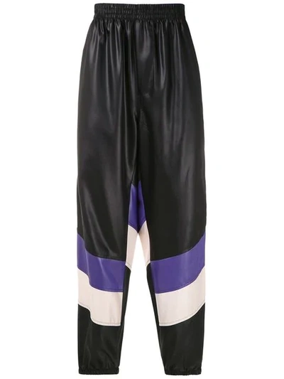 Shop Àlg Retro Style Track Trousers In Black