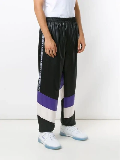 Shop Àlg Retro Style Track Trousers In Black