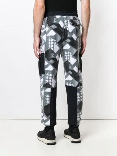 Shop Liam Hodges X Fila Printed Trousers In Black