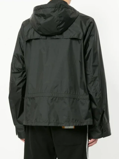 Shop Miharayasuhiro Maison Mihara Yasuhiro Big Zip Jacket - Black
