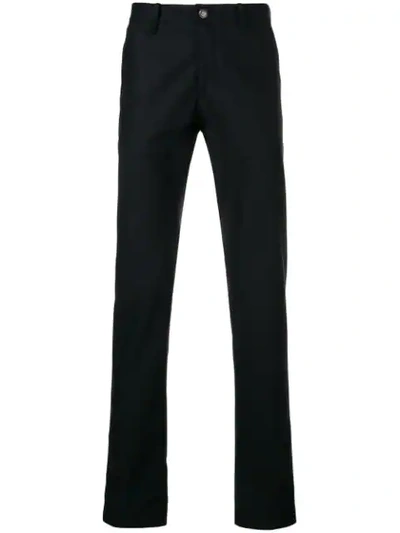 Shop Jacob Cohen Regular Straight Trousers In Black