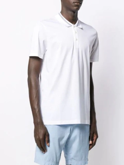 Shop Hugo Boss Short-sleeved Polo Shirt In White