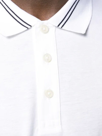 Shop Hugo Boss Short-sleeved Polo Shirt In White