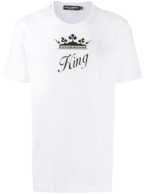 dolce and gabbana white t shirt