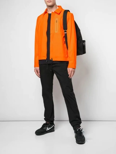 Shop Aztech Mountain Ajax Rain Jacket In Orange