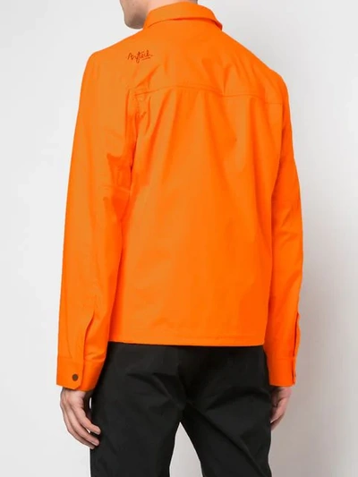 Shop Aztech Mountain Ajax Rain Jacket In Orange