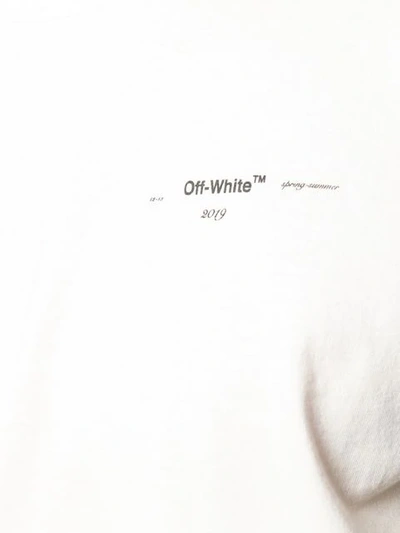 Shop Off-white Graffiti Print T-shirt In White