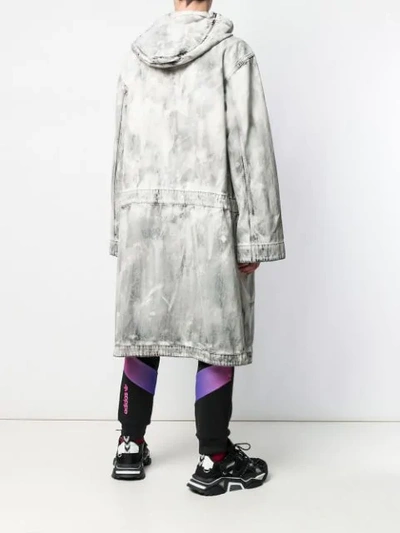 Shop Off-white Exagerated Parka In Grey