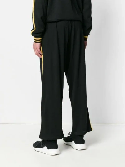 Mcq By Alexander Mcqueen Stripe Detail Trousers In Black