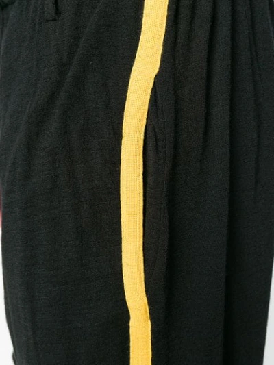 Mcq By Alexander Mcqueen Stripe Detail Trousers In Black
