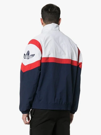 Adidas Originals Adidas Sportive Red Stripe Track Jacket In Blue | ModeSens