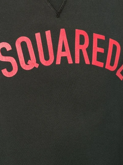 Shop Dsquared2 Sweatshirt Mit Logo-print In Black