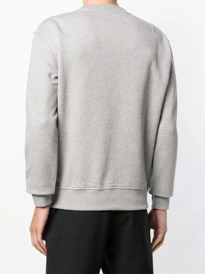 Shop Ami Alexandre Mattiussi Big Ami Sweatshirt In Grey