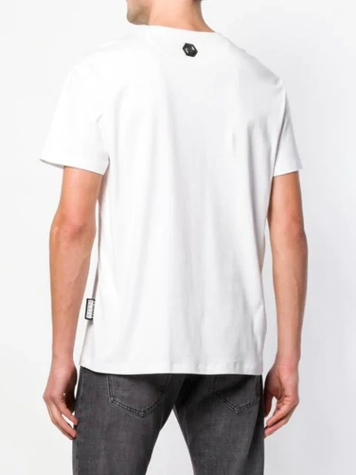 Shop Philipp Plein L'homme  T-shirt In White