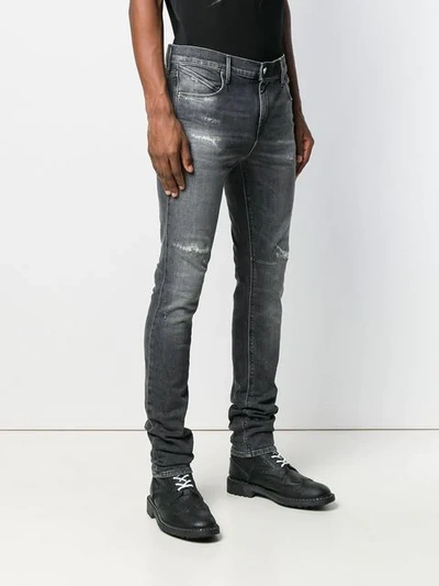 Shop Rta Distressed Skinny Jeans In Black