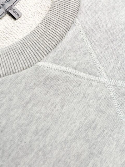 Shop Lanvin Logo Print Sweatshirt In Grey