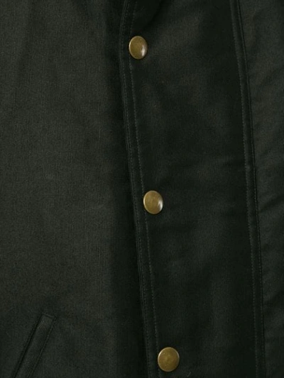 Shop Addict Clothes Japan Press Stud Boa Vest In Black