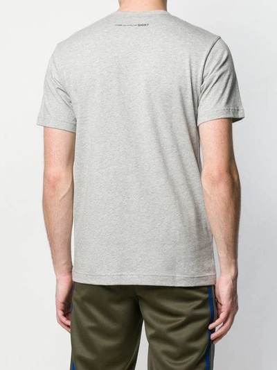 Shop Comme Des Garçons Shirt Logo Print T In Grey