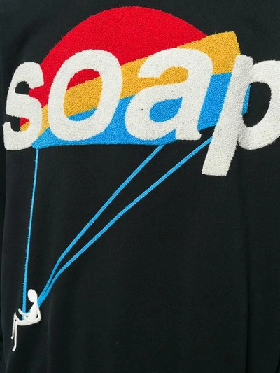 Shop Henrik Vibskov Aero Soap Embroidered Sweatshirt In Black