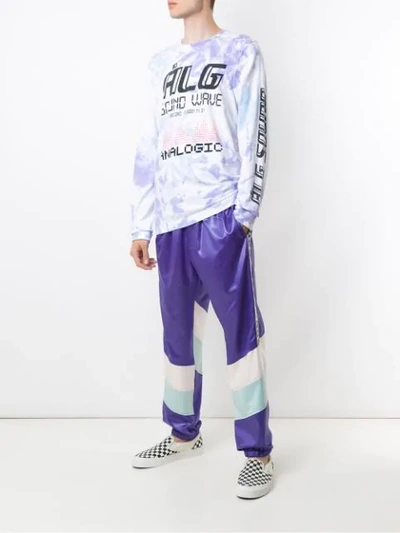 Shop Àlg Colour Block Track Pants In Multicolour