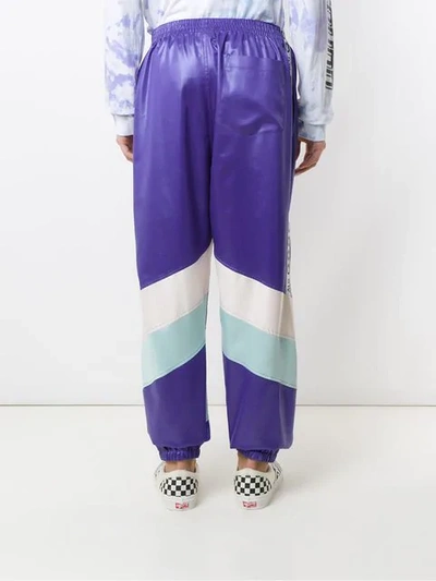 Shop Àlg Colour Block Track Pants In Multicolour