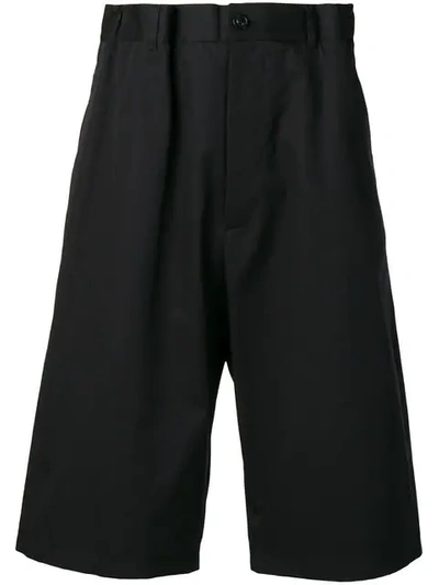 Shop Maison Margiela Long Bermuda Shorts In Black