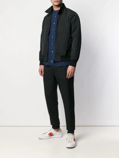 Aspesi Classic Bomber Jacket In Black