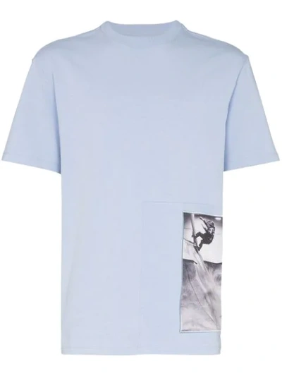 Shop Tony Hawk X Corbijn X Corbijn Printed Patch T-shirt In Blue