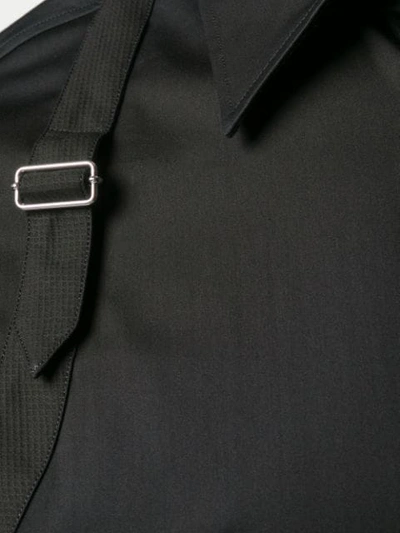 Shop Alexander Mcqueen Brace Detail Shirt In Black
