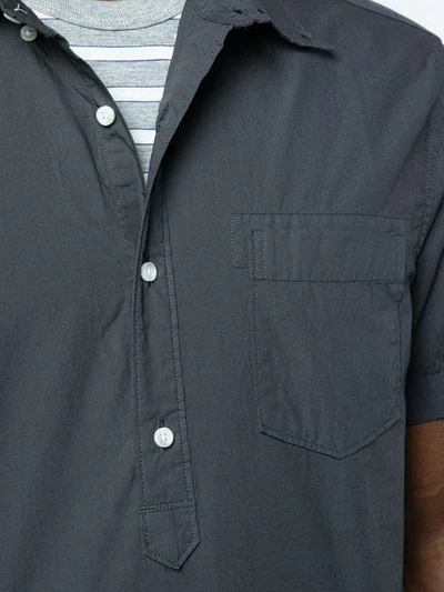 Shop Alex Mill Popover Shirt In Black