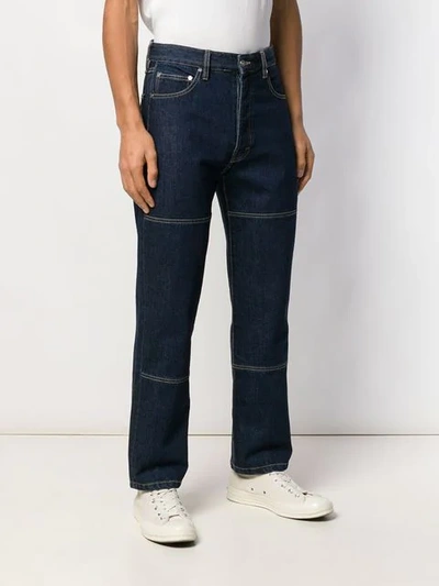 Shop Etudes Studio Corner Bootcut Jeans In Blue