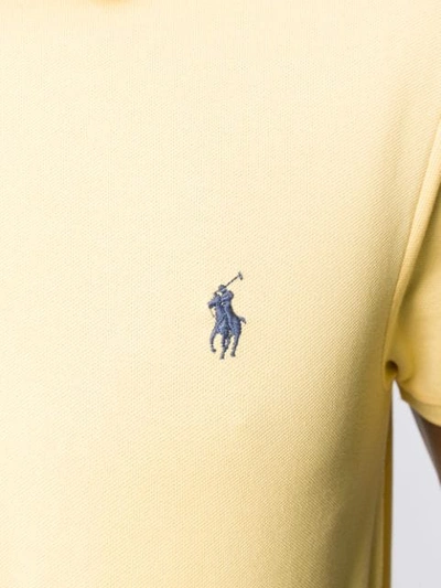 Polo Ralph Lauren Embroidered Logo Polo Shirt In Yellow | ModeSens