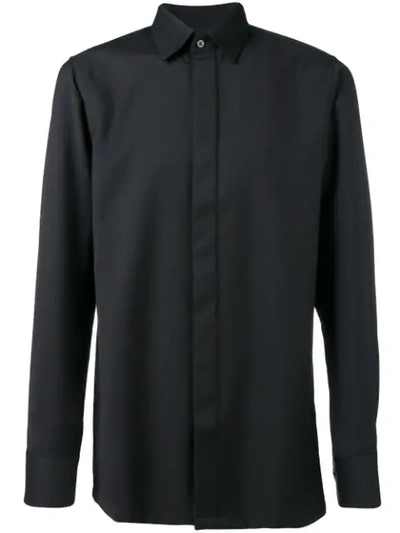 Shop Matthew Miller Cahir Shirt In Black