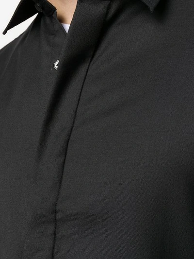 Shop Matthew Miller Cahir Shirt In Black