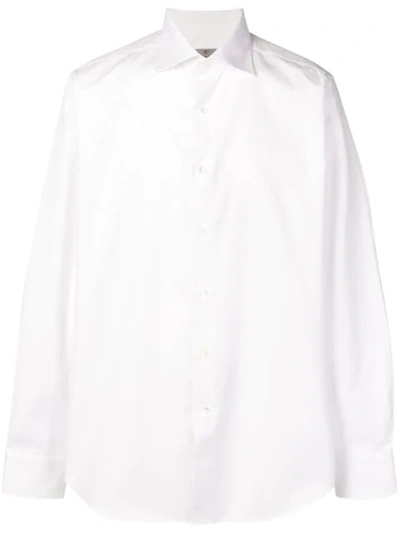 Shop Canali Klassisches Hemd In White