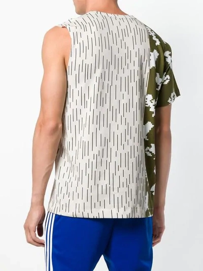 GOSHA RUBCHINSKIY ASYMMETRIC SLEEVED T-SHIRT 