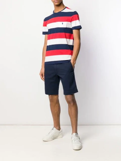 Shop Polo Ralph Lauren Slim Fit Chino Shorts In Blue