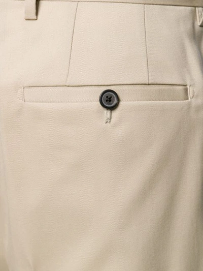 Shop Lanvin Pleated Tailored Trousers In 05 Beige