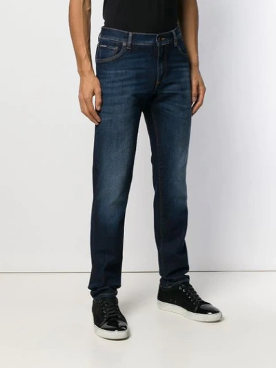 Shop Dolce & Gabbana Straight-leg Jeans In Blue