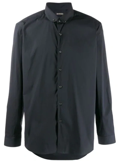 Shop Alessandro Gherardi Long-sleeve Fitted Shirt In Blue